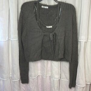 Arizona jean co Two Set Crop Top
Size:XXL color: Gray